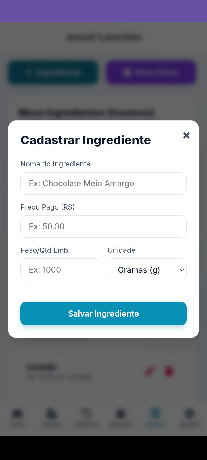 Print do app enviado por usuário